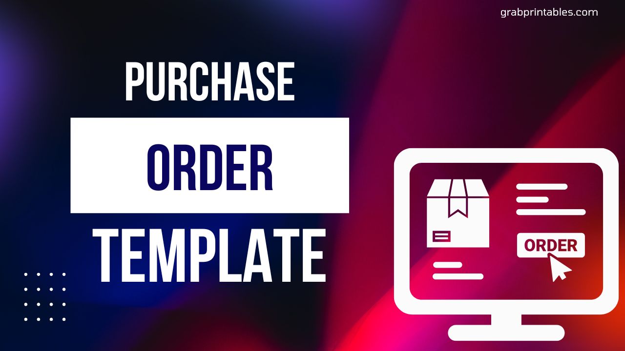 purchase order template