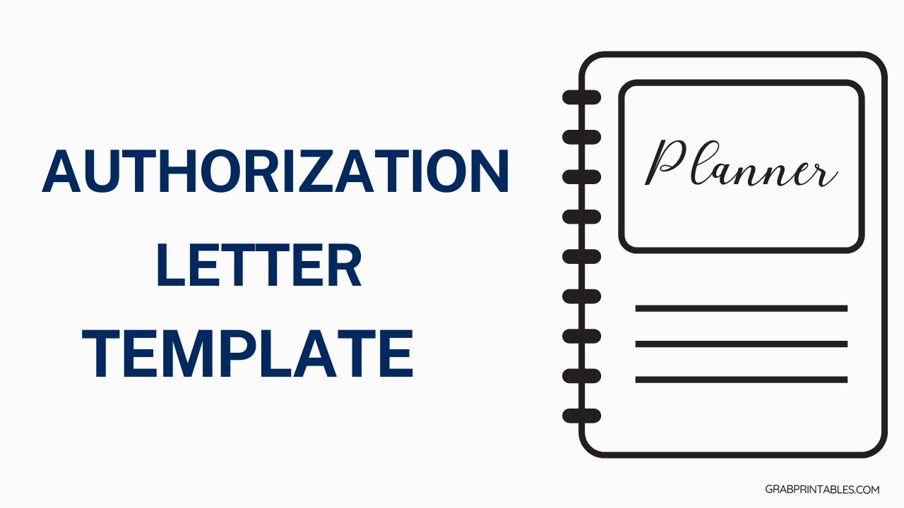 authorization letter template