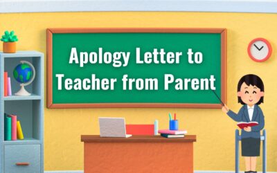 Apology Letter to Teacher from Parent – Sample Letters